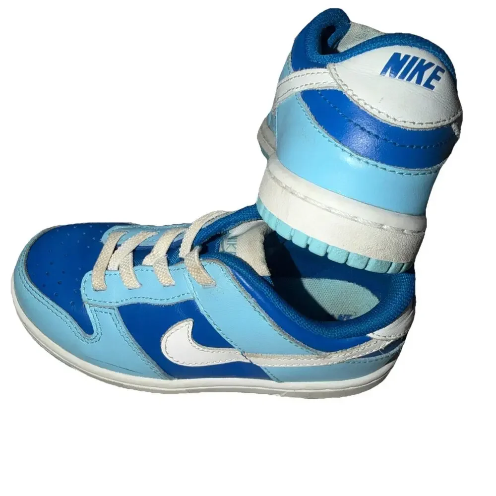Nike Dunk Low Retro QS TDE TD Size 10 Argon Blue Flash White Sneaker SRS